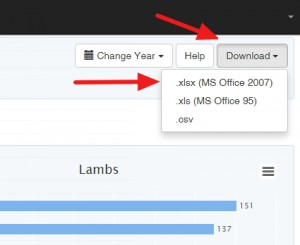 How to download the Lambing report
