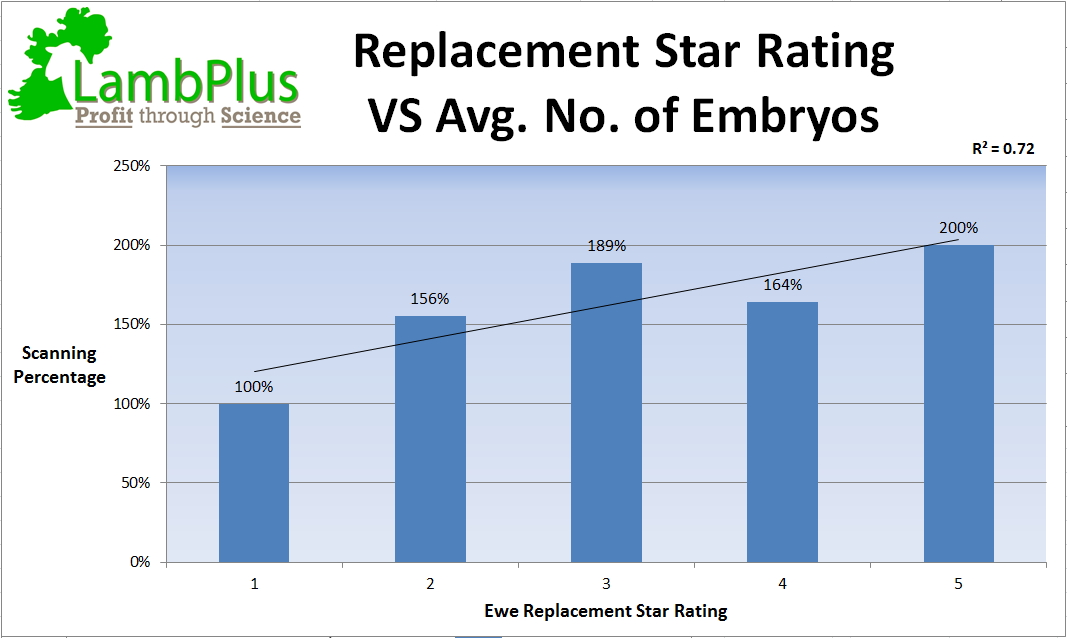 Scanning percentage per Replacement €uroStar