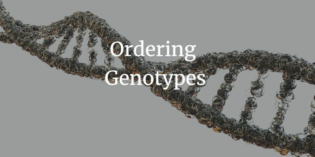 How to Order Genotypes via Genomic Ordering Screen
