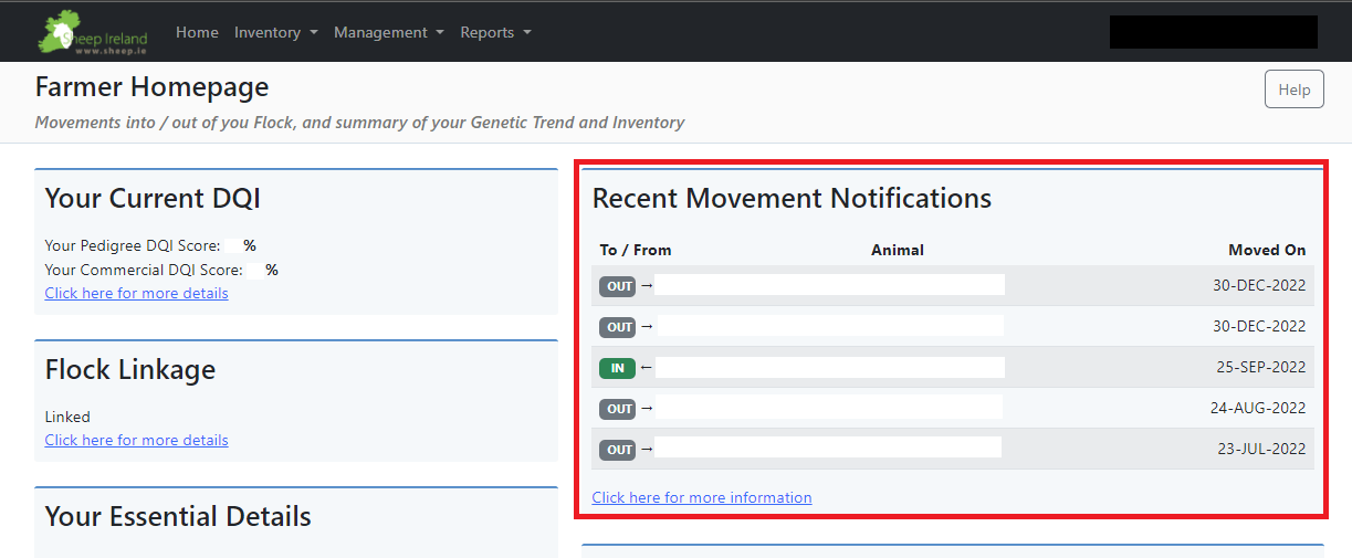 You are currently viewing Features of the Movement Report